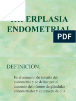 Hiperplasia Endometrial y CA Endometrio