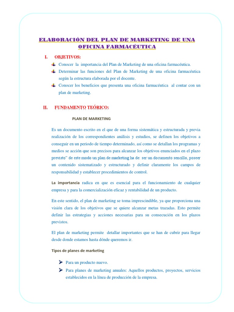 Plan de Marketing de la Farmacia Innopharm Cosmetic: Estrategias para ...