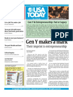 USA TODAY Collegiate Case Study: Gen Y & Entrepreneurship: Fad or Legacy?