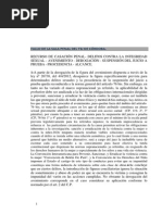 Fallo Del Tribunal Superior de Cordoba 2012 Tema Avenimiento (Penal 2)