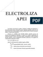 Electroliza Apei