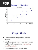 Chapter 1: Statistics: Scatterplot