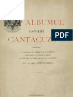 Albumul Familiei Cantacuzino Cuprinzînd o Alegere de Portrete Şi Documente Relative La Această Familie PDF