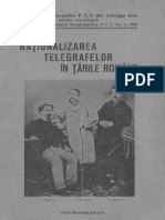 Naţionalizarea Telegrafelor În Ţările Române PDF