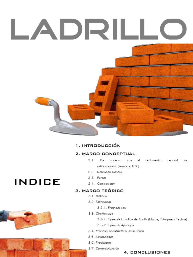 LADRILLO Ladrillo Arcilla