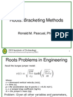 Numerical Methods Bracketing Method