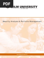 Security Analysis & Portfolio Management