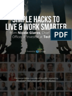 Simple Hacks To Live & Work Smarter: From Officer & Investor at