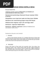 Download Program Kerja Kepala Desa by saooll SN290016955 doc pdf