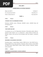 Ece Vii Embedded System Design (10ec74) Notes