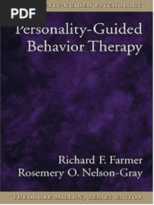 Theodore DRT Millon Personality-Guided Therapy For Depression Personality-Guided Psychology 2006