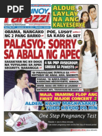 Pinoy Parazzi Vol 8 Issue 138 November 18 - 19, 2015