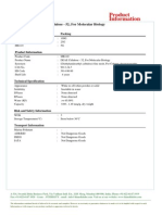 DEAE Cellulose Product Info for Molecular Biology