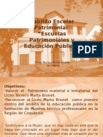 Patrimonio Liceo Técnico Marta Brunet