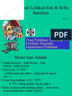 Pelatihan Ledakan Gas & Debu Batubara