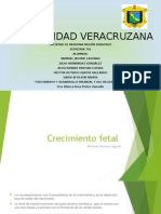 Crecimiento y Desarrollo Prenatal y Del Recién Nacido