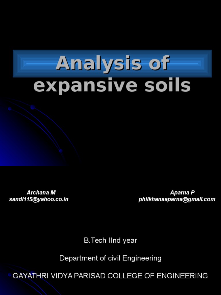 Expansive Soils: Analysis and Solutions | PDF | Deep Foundation | Soil