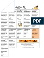November 2015 Lunch Menu