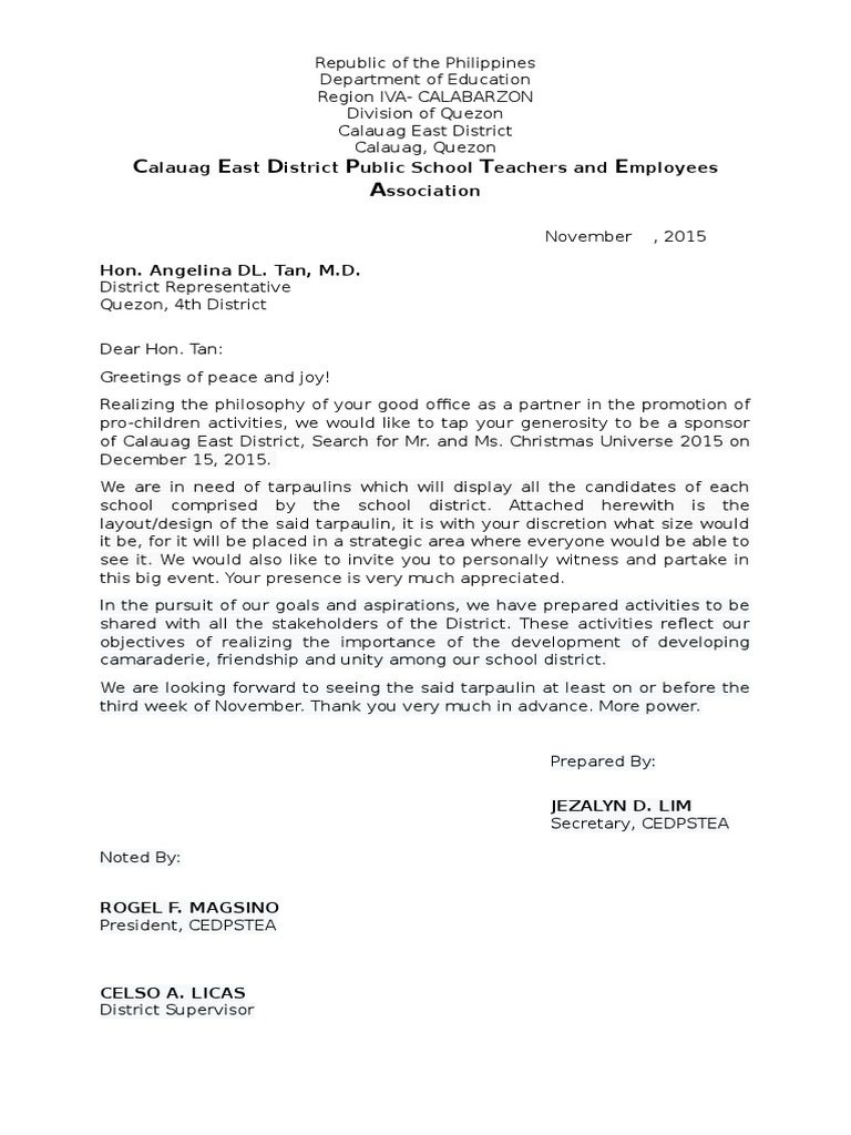 Tan Letter | PDF | Career & Growth