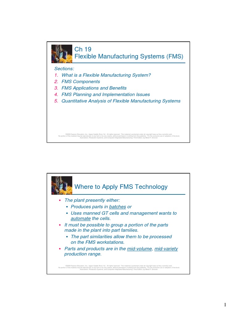 Flexible Manufacturing Systems | PDF