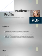 Target Audience Profile 