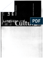 Language and Culture Kramsch 2012