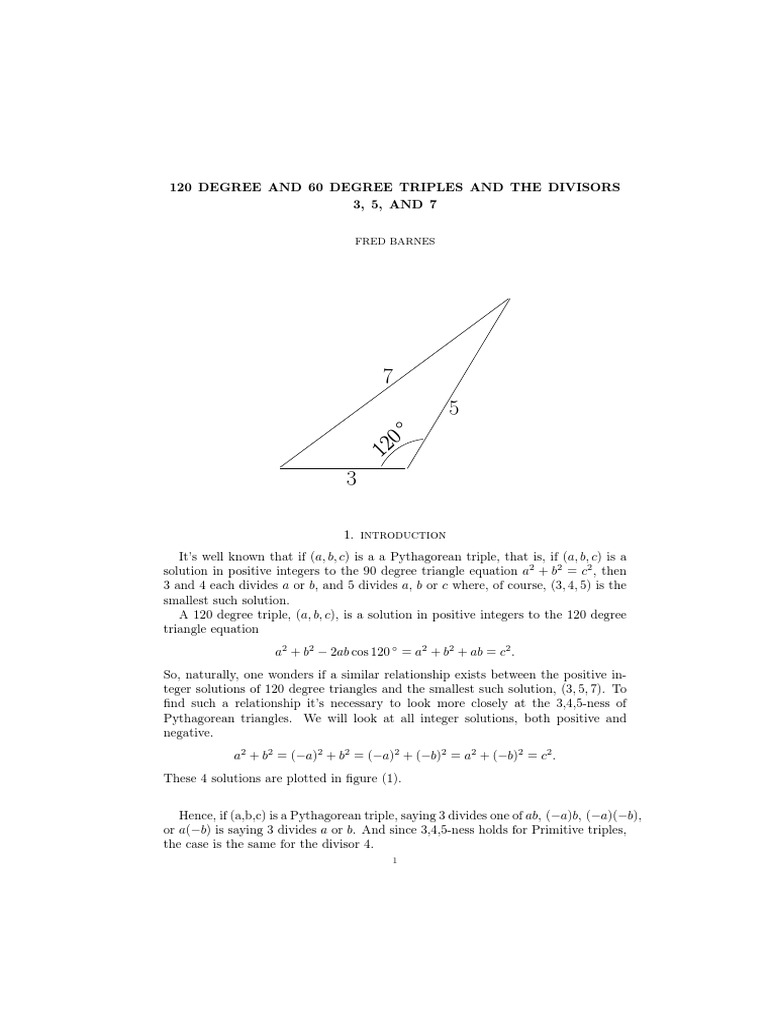 pythagorean triples | Elementary Geometry | Mathematical Concepts