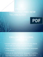 The English Language and New Technology: Moldoveanu Vlad Tvardochlib Berthold