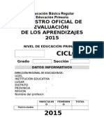 Registro Oficial de Evaluacion