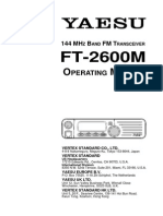 Yaesu FT-2600M Operating Manual