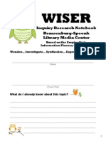 Wiser Inquiry Research Notebook