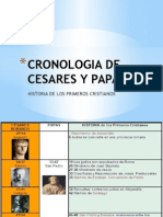 Cronologia de Cesares y Papas