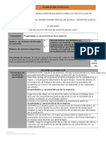 Planeación Didáctica Quimica