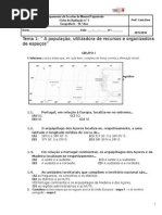 2º- Teste - Módulo Inicial e População Final