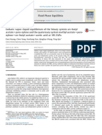 Fluid Phase Equilibria: Dan Huang, Chen Yang, Xueliang Xue, Qinglian Wang, Ting Qiu