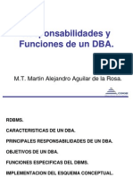 Responsabilidades y funciones-DBA