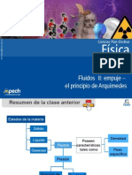 Clase 7 Fluidos II Empuje - El Principio de Arquímedes 2014