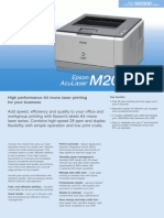 Epson AcuLaser M2000DN Brochures 1