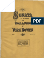 Bowen Viola e Piano Sonata No1 PDF