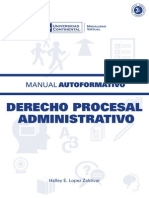 Manual Del Derecho Procesal Administrativo