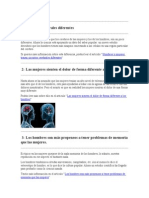 Hombres y Mujeres Tienen Circuitos Cerebrales Diferentes