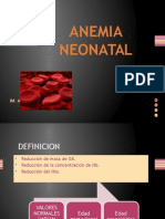  Anemia Neonatal