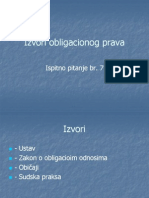 4 Izvori Obligacionog Prava