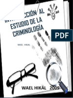 Introduccion Al Estudio de La Criminologia. Listo