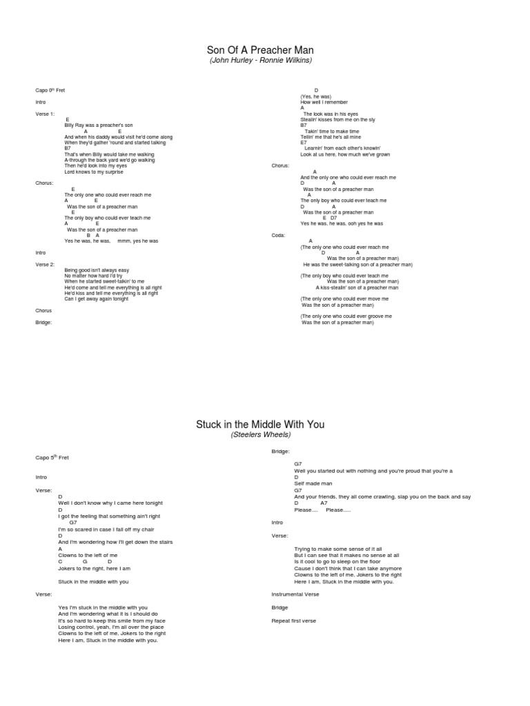 Songbook Musical Compositions Songs