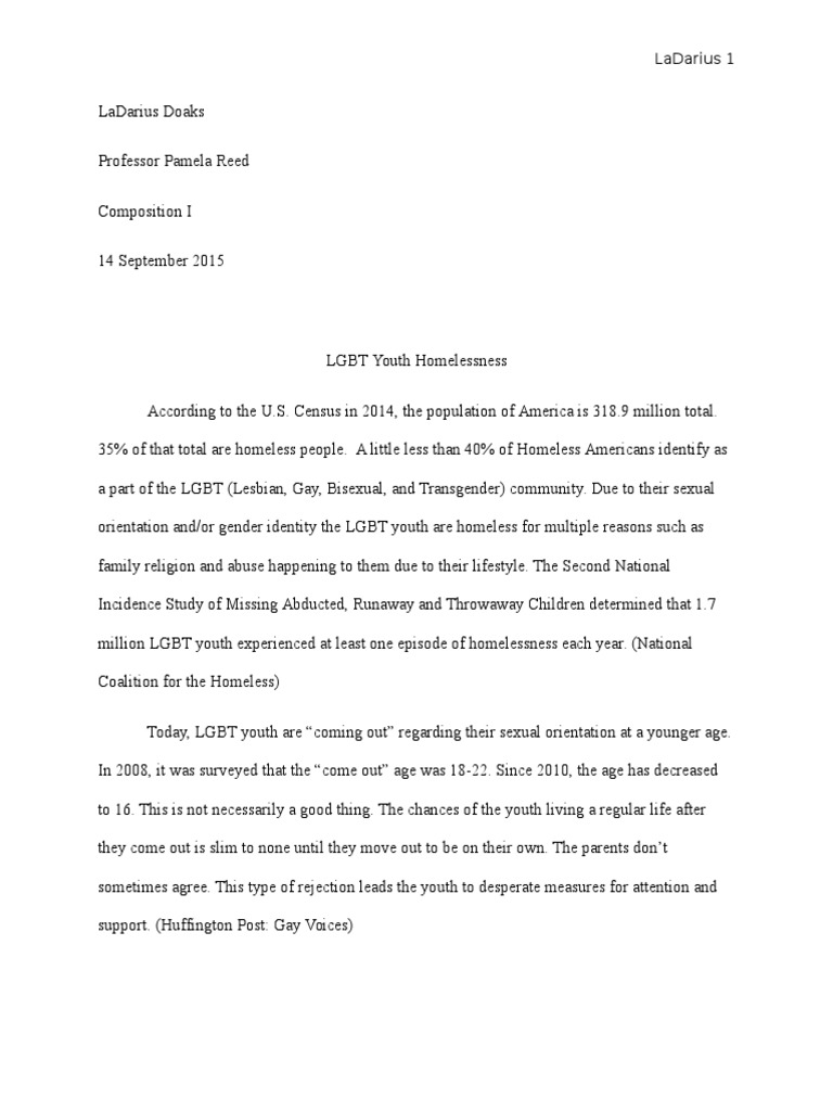 Coming out essays image