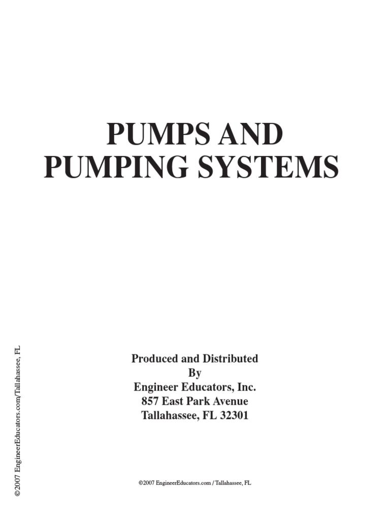 Pumps & Pumping Systems 150730 | PDF | Pump | Water Supply Network