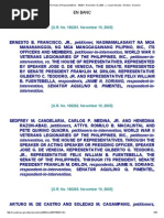 Francisco Vs The House of Representatives, Supra GR 160261 November 10, 2003