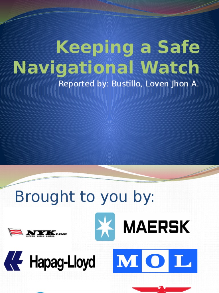 Safe Navigational Watch Guide | PDF