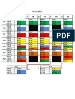 Jadwal Piket Oktober 2015